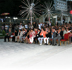 The festival opening ceremony in Gabala