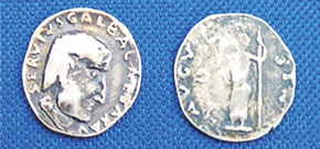 Roman silver coin