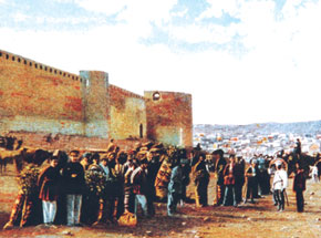 Outside the city walls in the 19th century