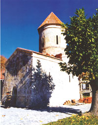 The Apostolic Church of St Eliseus in Kish, during restoration