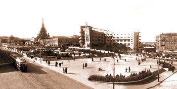 Part of Parapet Square, 1930s (now Nizami square)