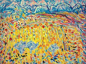GoyGol, oil on canvas, 1972