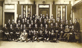 Azerbaijani students in Paris. 1920