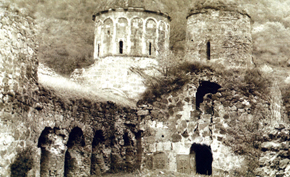 Khudavank, the church of Uzun Gasan is on the front view, XIII century, Qazakh and Tovuz district