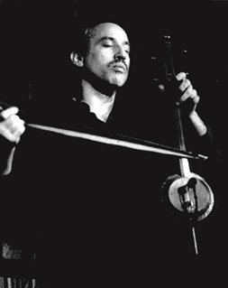 Jeffrey Werbock performs at a World Music Institute in New York in 1992