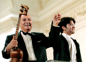  Ramiz Quliyev and conductor son Ayyub 
