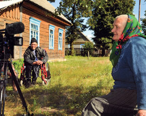 Witness interview. Sinkievitchi, Brest oblast
