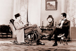 People’s Artists of the Republic of Azerbaijan Murad Yeqizarov and Hasan Mammadov in the film “Arshin Mal Alan”. 1965