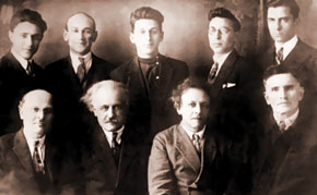 Jabbarli with writers and composers (second row, second from the right), 1932