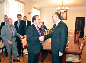 In the meeting with the Minister of Foreign Affairs