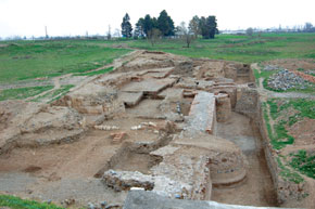 View of the 5th excavation area