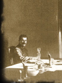 Stalin in his Kremlin office, 1930s. Orders were signed here during the repression