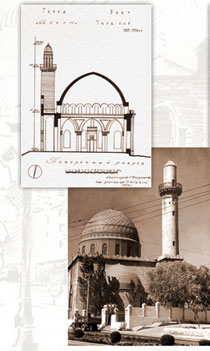Teze Pir mosque, 1905-1914. Baku