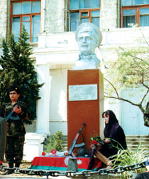 Albert remembered at his old school