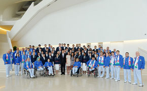 Olympic and Paralympic Teams receive the Presidential blessing