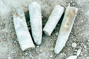 Clay racks from a pottery kiln, 8th- 9th centuries CE. Qabala, Salbir