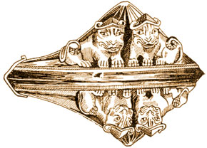 Golden bracelet, Zivye, VII century B.C