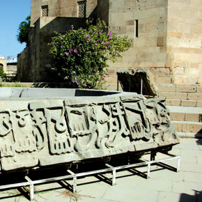 Bayil stones, displayed in the Shirvanshahs’ Palace in the Old City