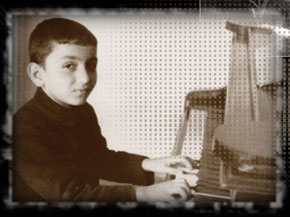 Vagif Mustafazadeh in his childhood