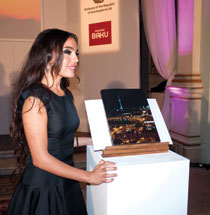 Leyla Aliyeva welcomes her guests