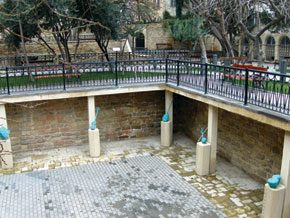 Renovated area excavated in 1984