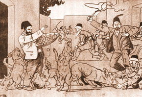 The cartoon which caused the magazine’s closure in 1907