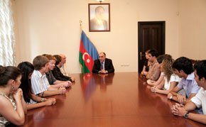 Meeting with Foreign Minister Elmar Mammadyarov