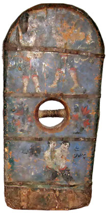 Apparatus used in a zorkhana – ‘Yekbaghir’ (or ‘sang’ – this was a wooden apparatus in two parts; it from 60kg to 200kg). The National Historical Museum of Azerbaijan
