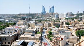 General view of Baku, capital of the Azerbaijan Republic
