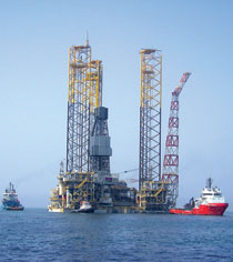 Shah Deniz gas platform