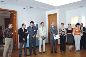 Laurie Bristow and Azerbaijani Chevening scholars, 2006/2007
