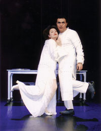 Sarah Bernhardt & Slash 13 as Romeo & Juliet in Şekspir