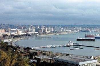 A view of Baku bay