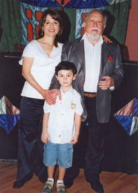 Togrul Narimanbayov with his family