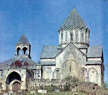 Gandzasar. 13th century. General view of the complex, Karabakh, Aghdere District
