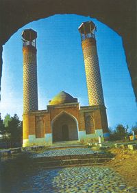 General view of Cuma mosque in Agdam