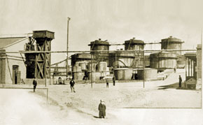 Nobel Brothers’ kerosene plant in Baku