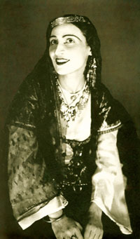The first performer of Nigar, Gulare Isgenderova