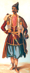 Kharabakh bay (noble man), painting by Gagarin