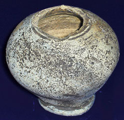 Small jug-like pot, made of clay (1st century AD)