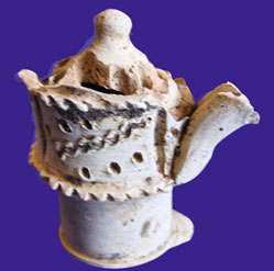Neck of a water pot with filter (5th- 7th centuries AD)
