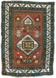 Karabakh carpet, 1841, from the Klain's collection. Germany