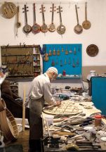 Elshad in his former workshop in Baku