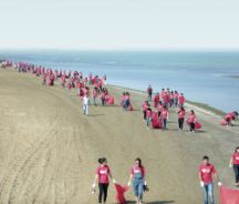 Let’s Do it! Azerbaijan and Coca Cola Coastal Cleanup 2015, hundreds of volunteers cleaning up the Caspian Coast.