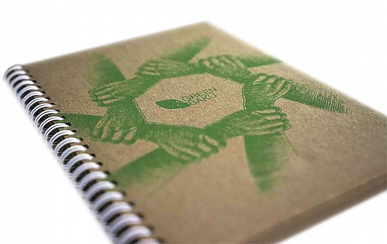 The fi rst Green Baku notepad design