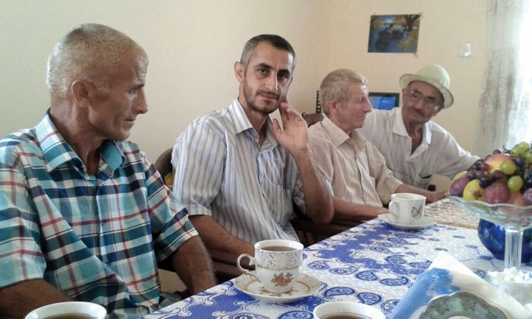 Fathers’ group meeting in Astara, September 2014. Photo: ICRC
