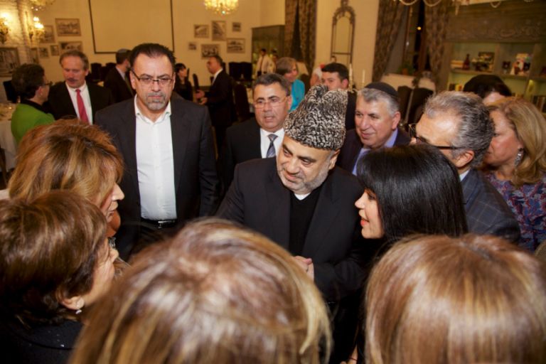 Dinner hosted by the Sheikh ul-Islam Haji Allahshukur Pashazade, Grand Sheikh of all Muslims of Azerbaijan and the Caucasus Nov 3, 2015
