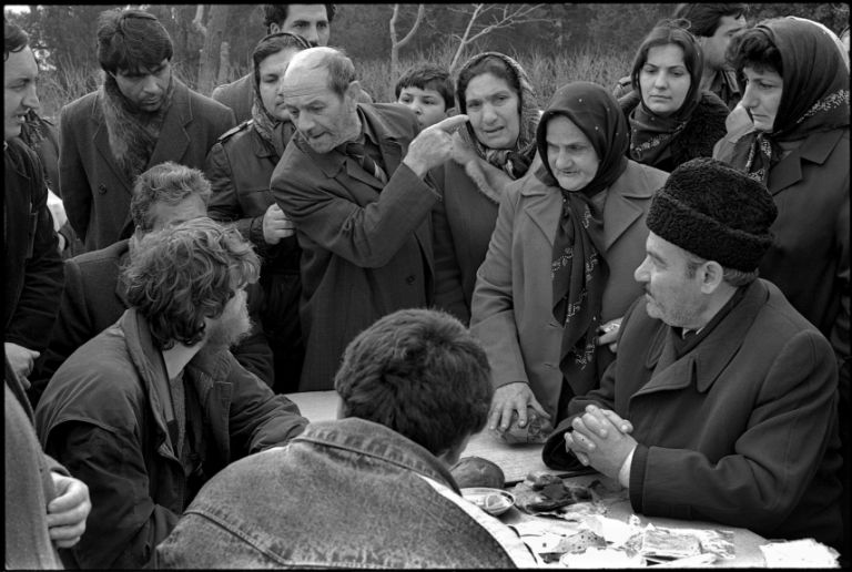 A Russian journalist visiting Baku in the aftermath of Black January (20 January 1990), from the series 