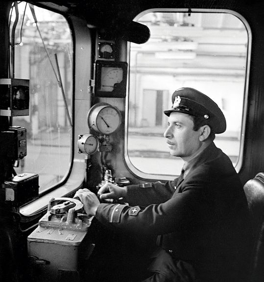 A metro driver. March 1969. Photo: Azertaj