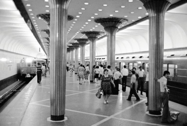 Narimanov Station. 13 September 1977. Photo: Azertaj